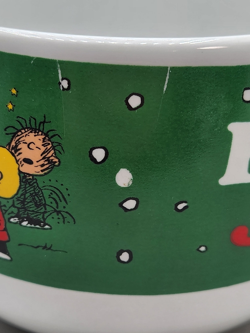 Peanuts Be Joyful 22 oz Christmas Mug Snoopy Charlie Brown Holiday Collectable - Picture 11 of 11